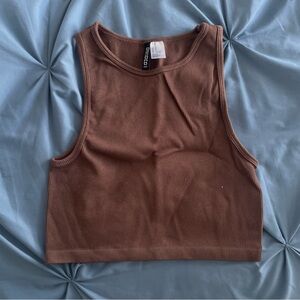 H&M Divided brown tank top